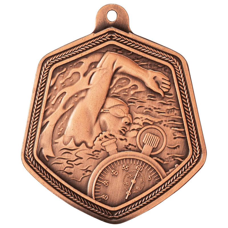 Swimming Bronze Medal 67mm