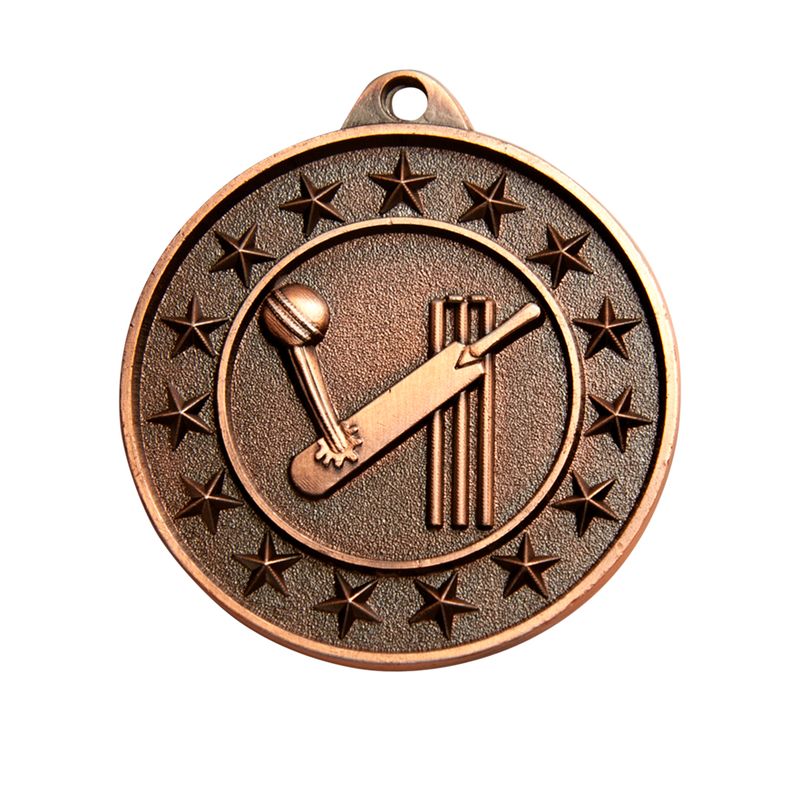 Cricket Bronze Medal 50mm