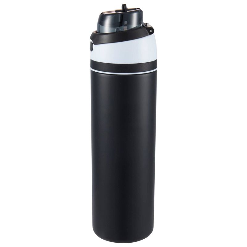 Stainless Steel Flip Straw Bottle 900ml