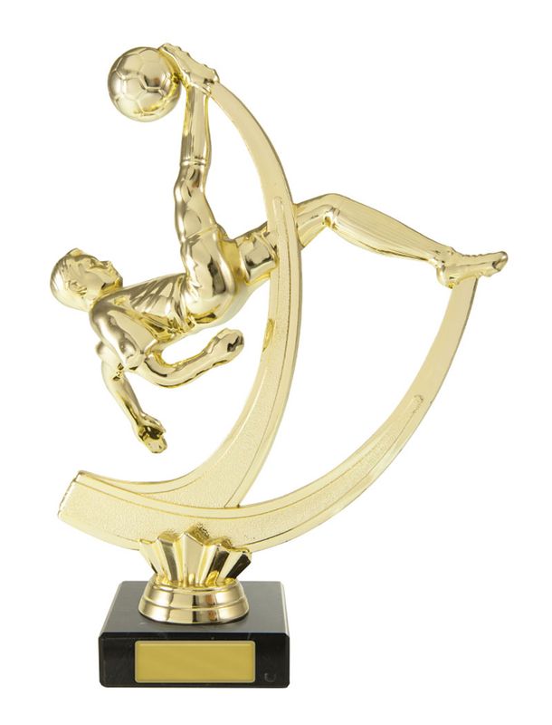 Figure on Base Male Soccer Trophy 170mm