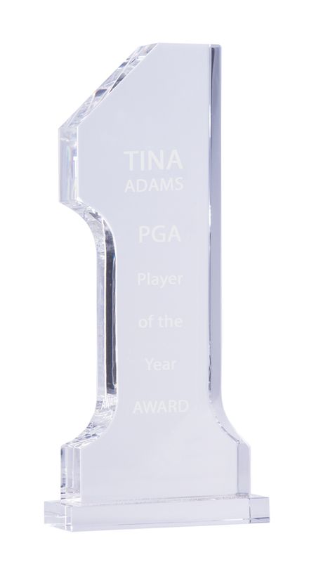 Crystal Hole in One Crystal Award 200mm