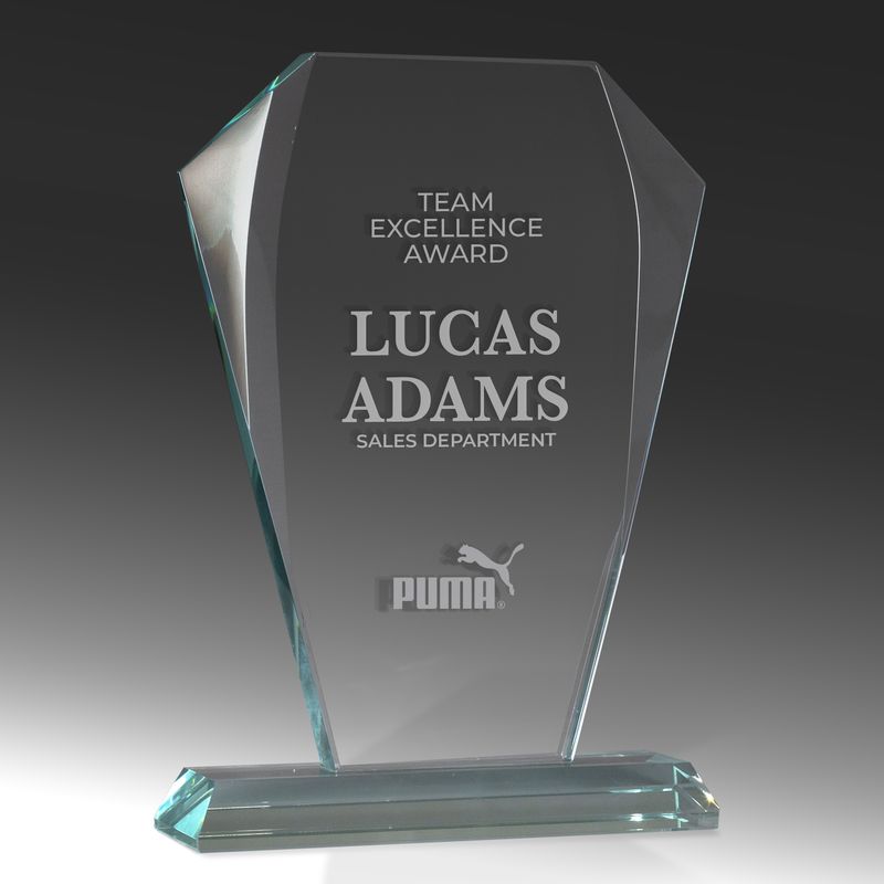 Jade Glass Arch Glass Award 180mm