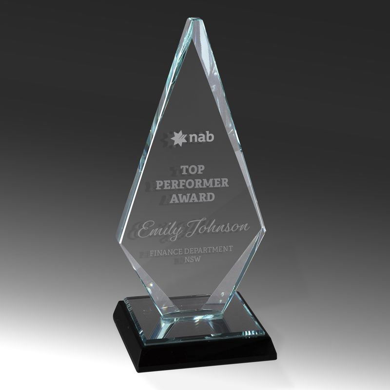 Arrowhead Glass Award 225mm